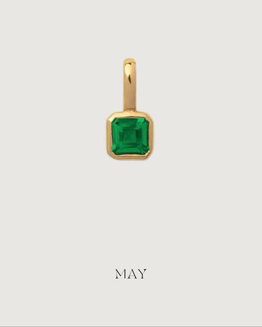 GOLD CHARM BIRTHSTONE MULTI - STUDIO JO STORE